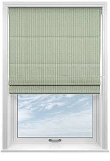 Montierre Stripe, Drift Blue - Twist&Fit Roman Blind